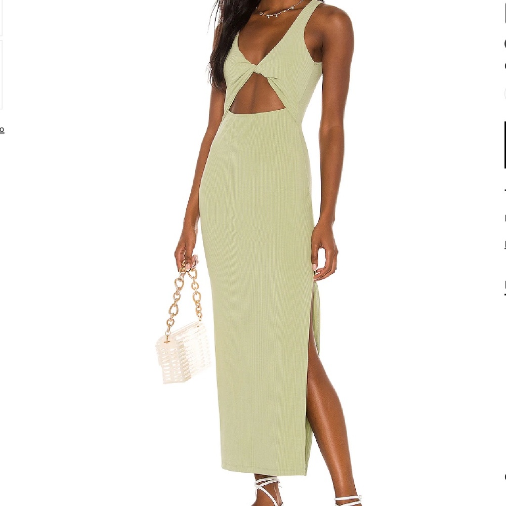 L Space Nico Dress in Light Olive - Large NWT